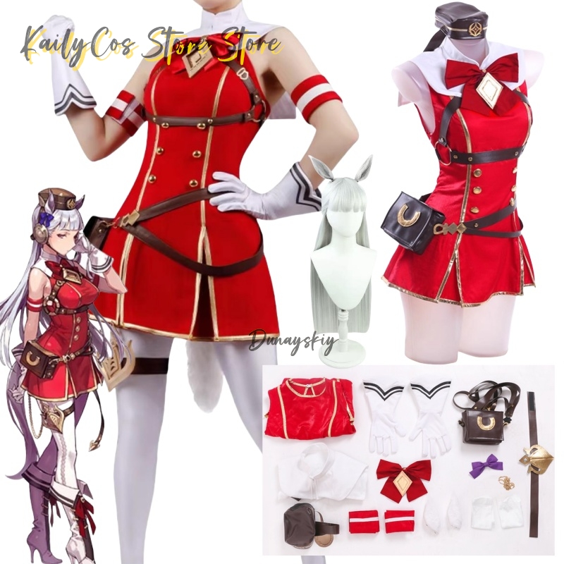 Fantasia de cosplay de navio d - Women'S Red Accessories avaliação e preço