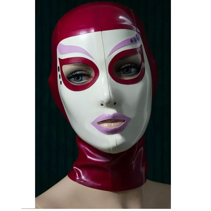 Máscara de borracha com capuz  - Women'S Red Accessories avaliação e preço