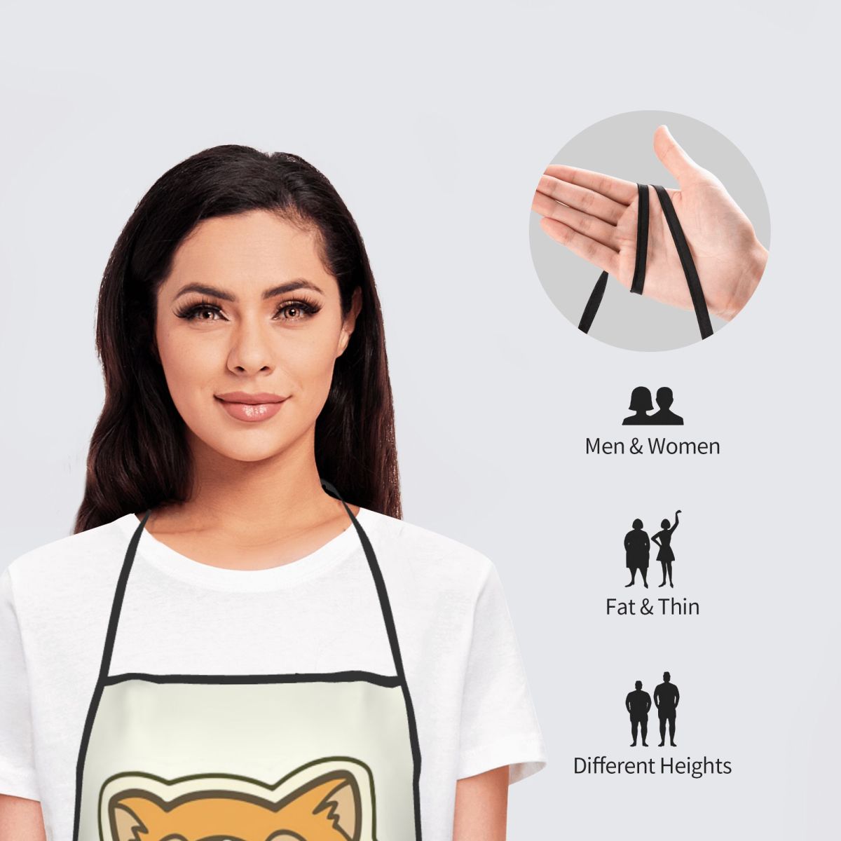 Aventais com Logotipo Shiba In - Women Kitchen Accessories avaliação e preço